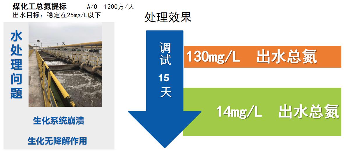 復合碳源101煤化工總氮提標中的應用